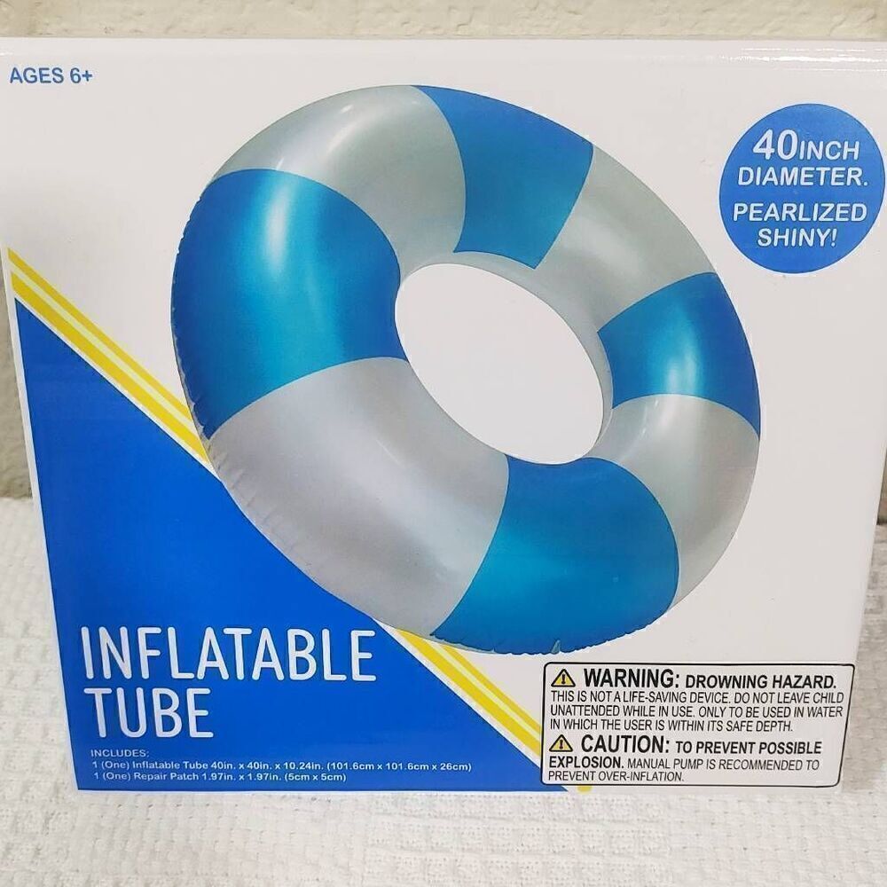 Inflatable Swim Inner Tube Pool Float - Picture 2 of 5